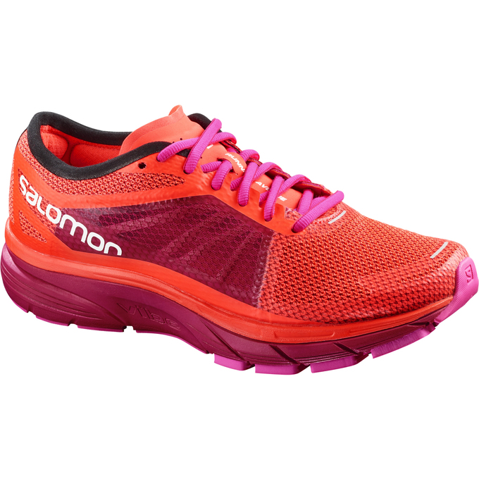 Salomon SONIC RA W Zapatillas De Running Mujer - Naranjas / Moradas - Colombia (08217-HNRJ)